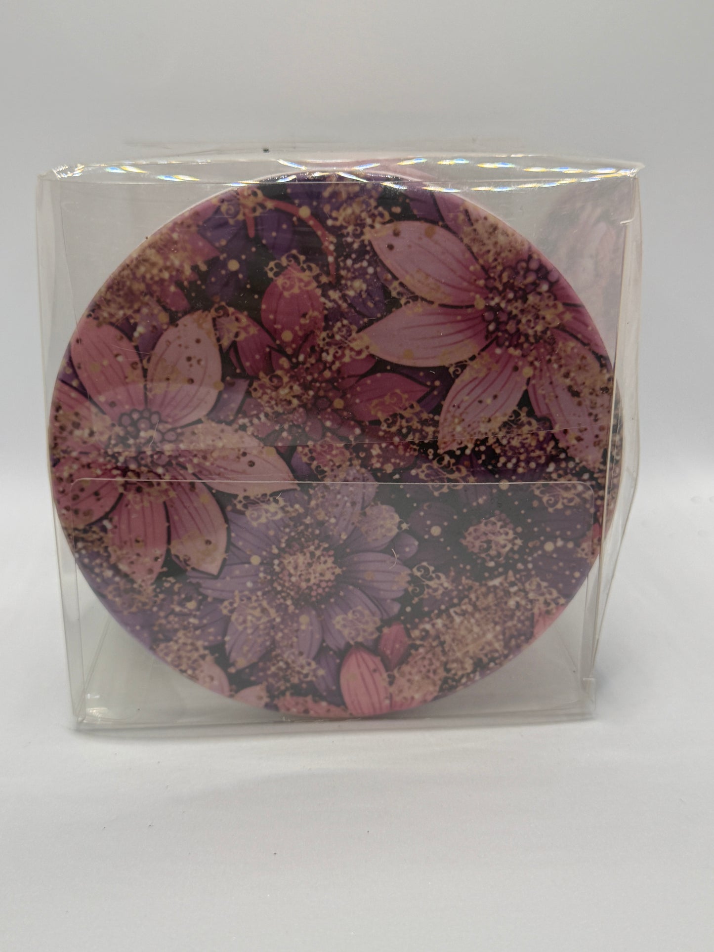 Ceramic Mug and Coaster - Floral