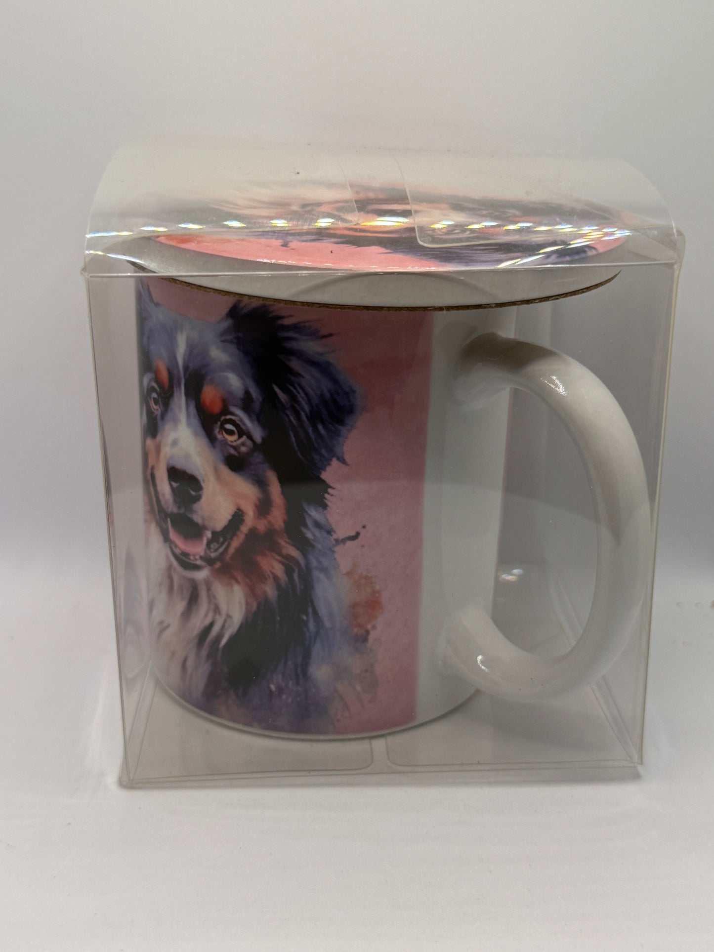 Ceramic Mug and Coaster - Dog