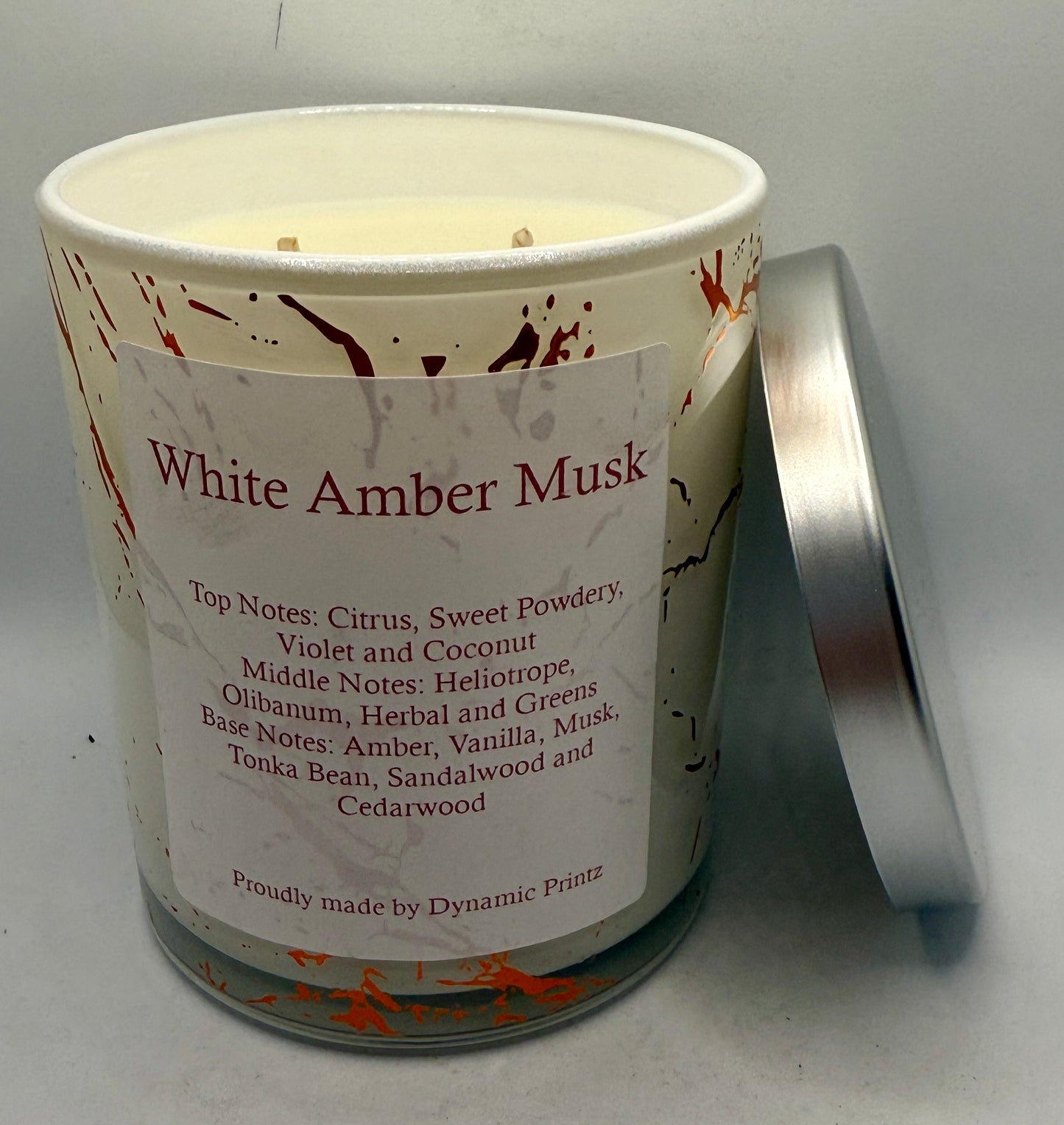 Scented Candle - White Amber Musk 285g