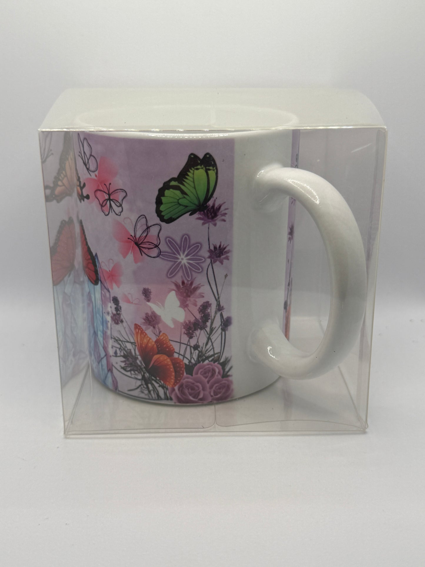 Ceramic Mug - Purple Butterflies
