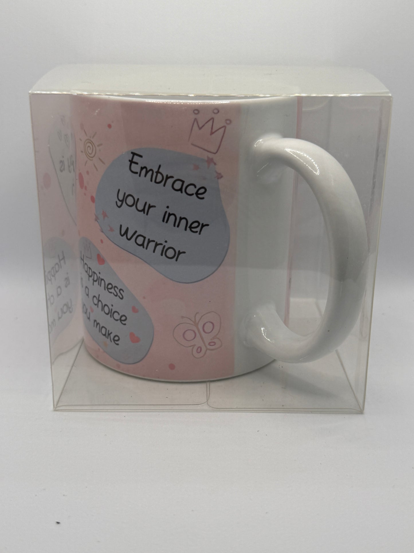 Ceramic Mug - Pink Motivational