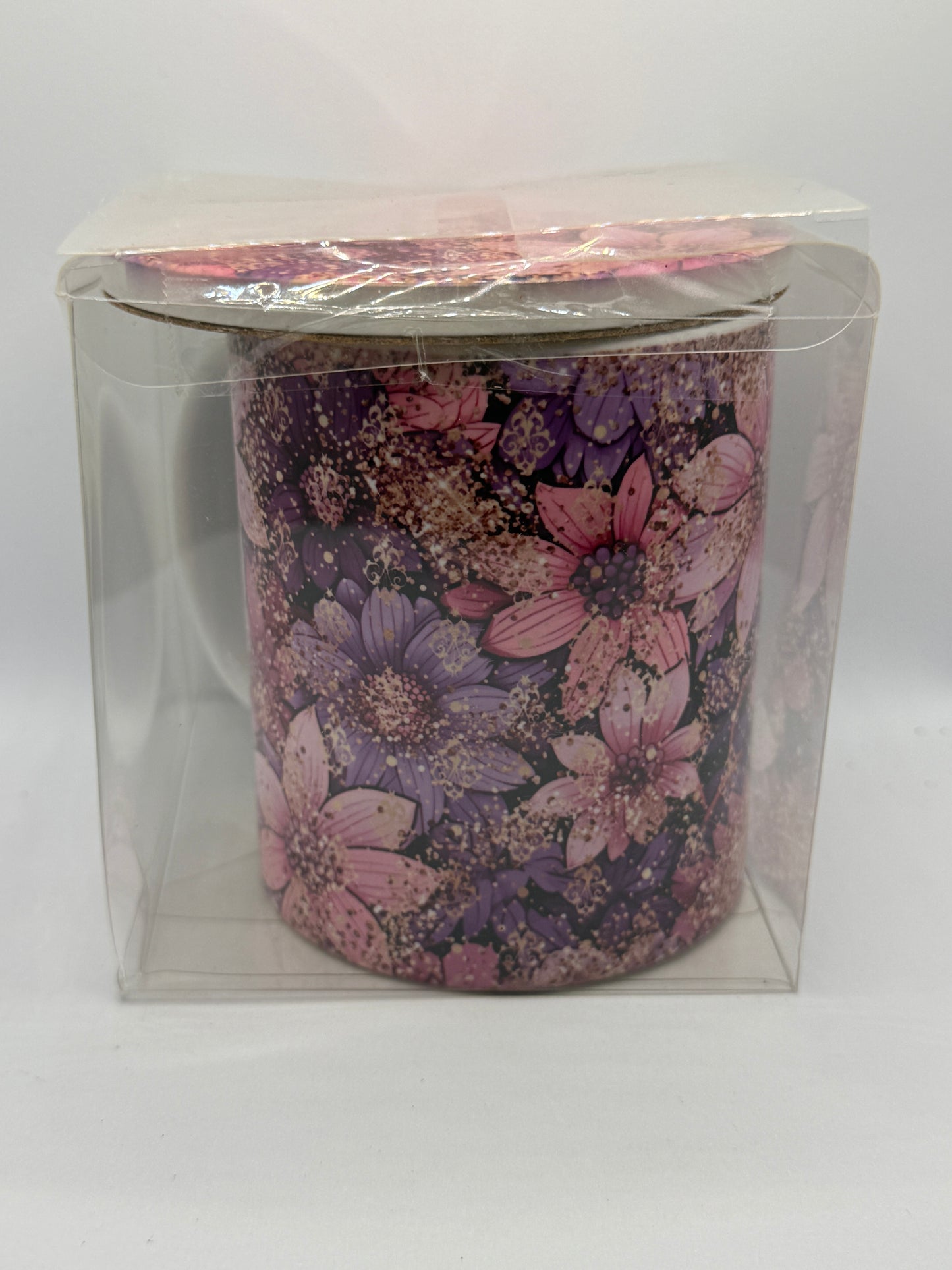 Ceramic Mug and Coaster - Floral