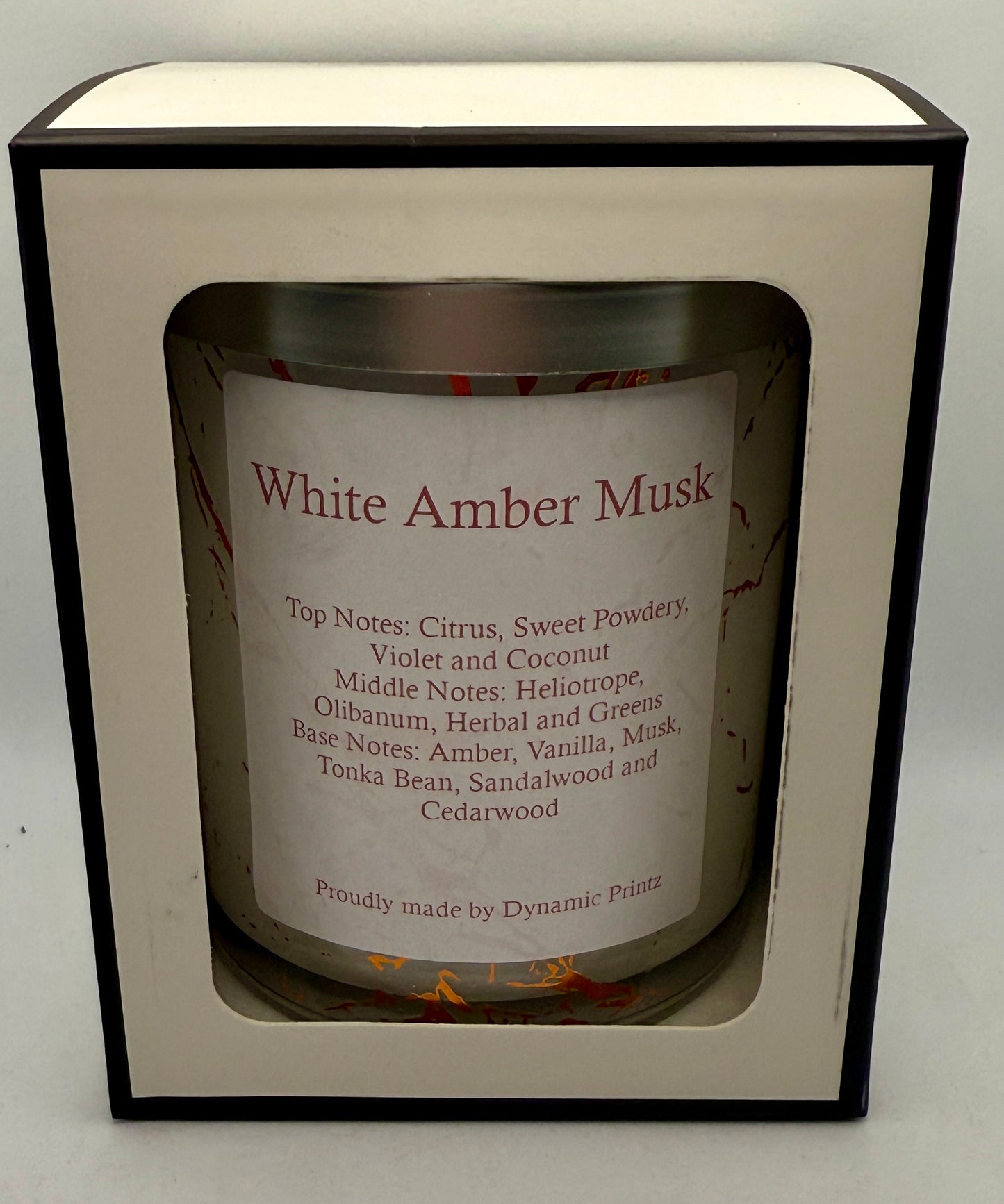 Scented Candle - White Amber Musk 285g