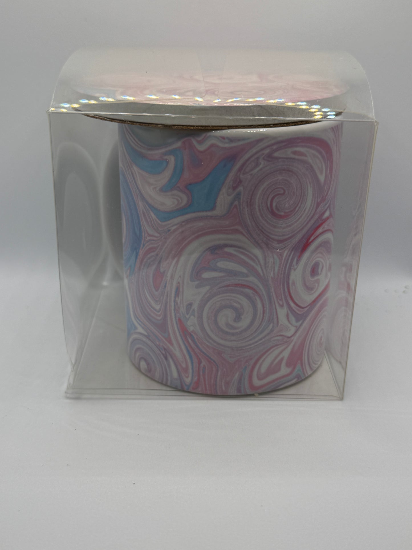 Ceramic Mug and Coaster - Swirls