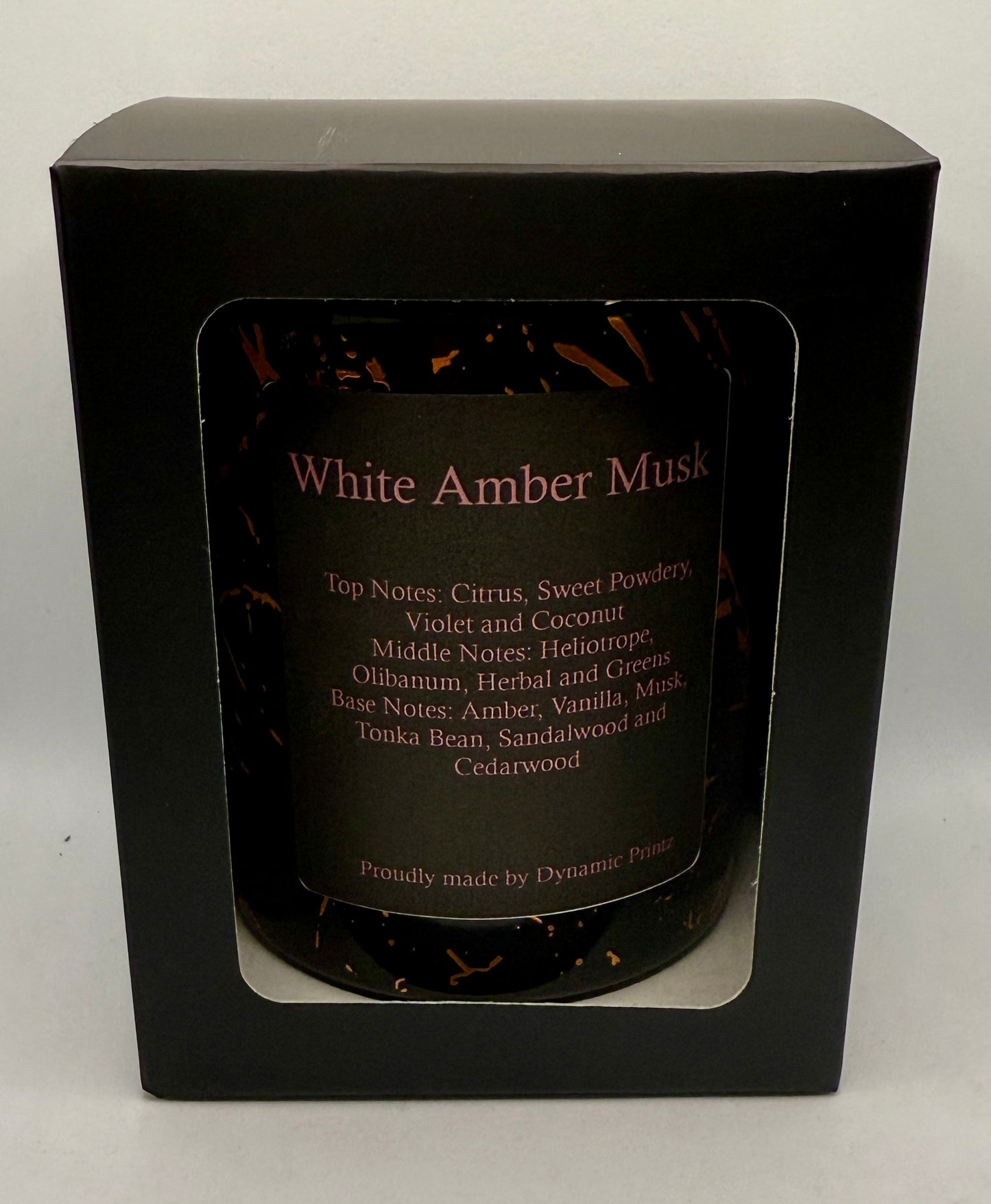 Scented Candle - White Amber Musk 285g