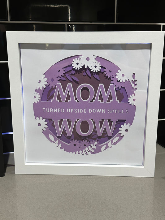Shadow Box - Mom and Wow