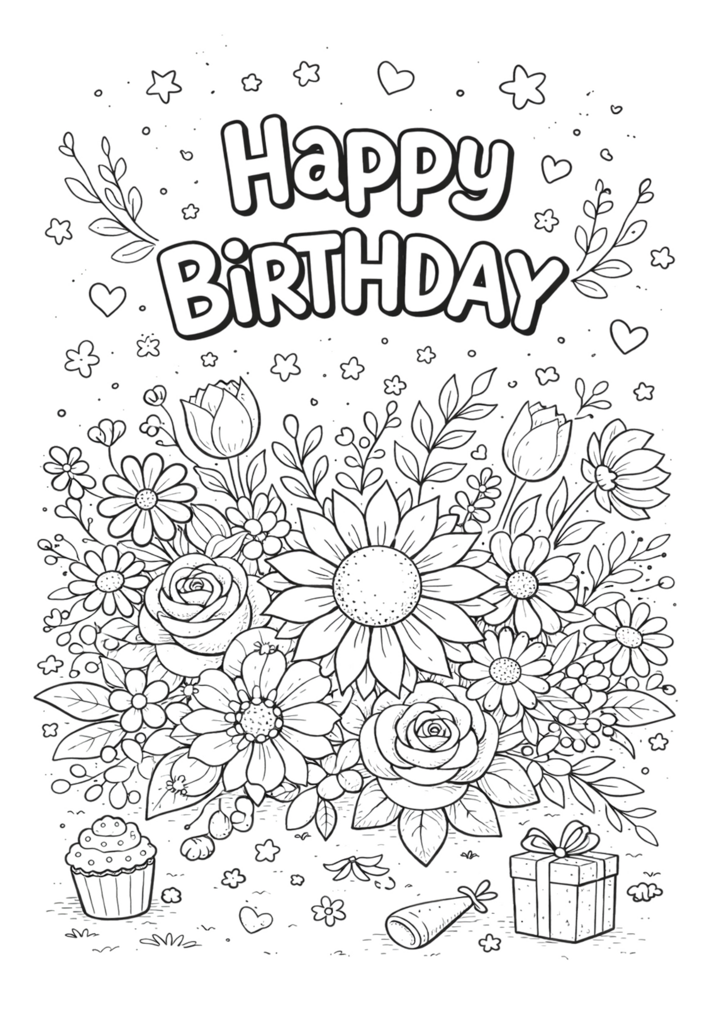 Birthday Colour In Card Pack #5