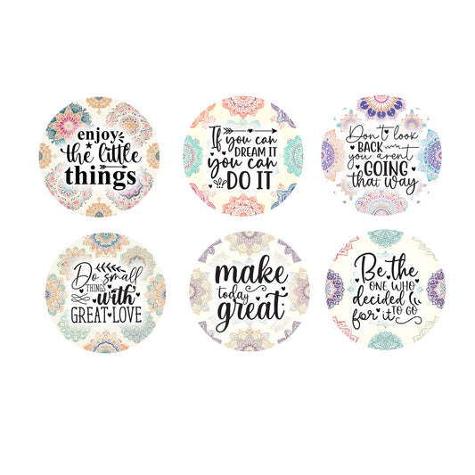 Ceramic Coaster Set - Motivational