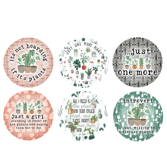 Coaster Set - Plant Lover