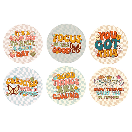 Coaster Set - Retro Positive
