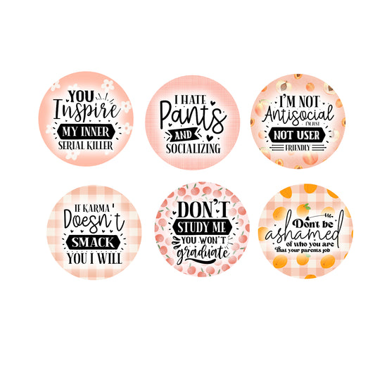 Ceramic Coaster Set - Sarcastic