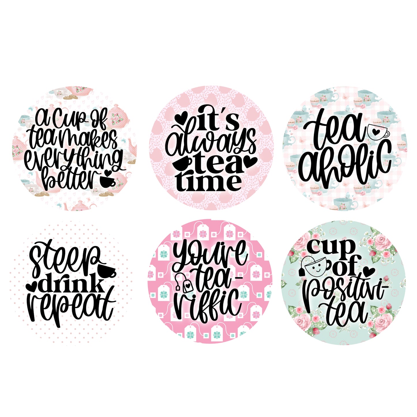 Coaster Set - Tea Time